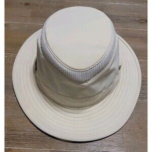 Tilley Endurables LTM5 Airflo Unisex Hat Khaki Size 7 1/4 Bucket Hat Medium Brim